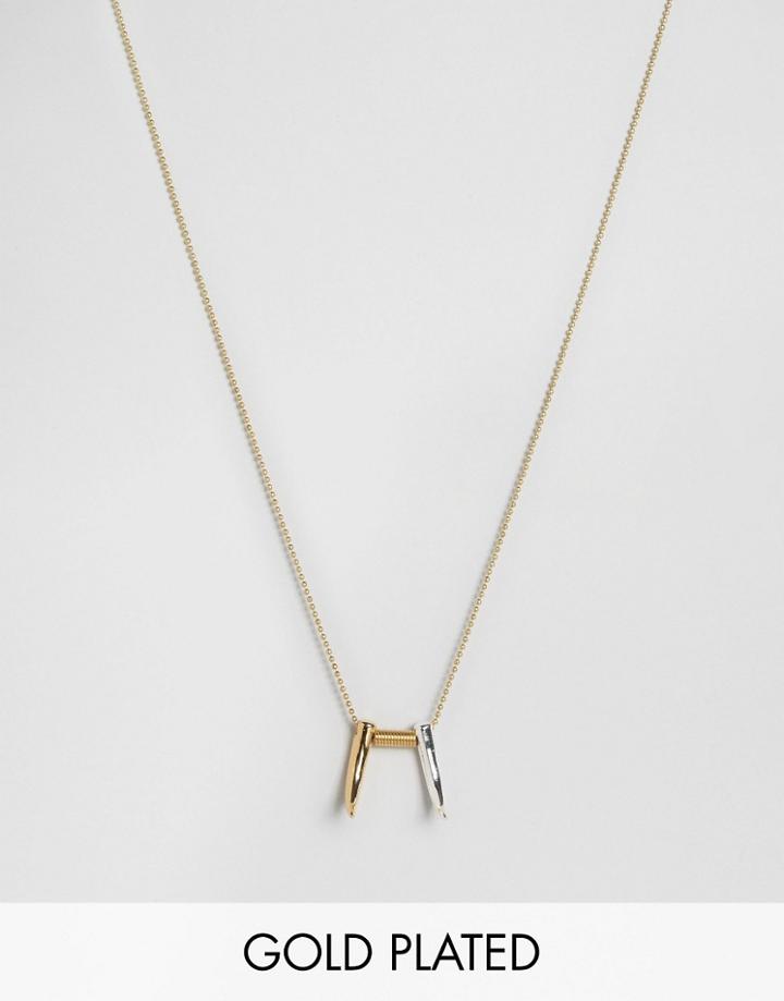 Sam Ubhi Claw Necklace - Gold