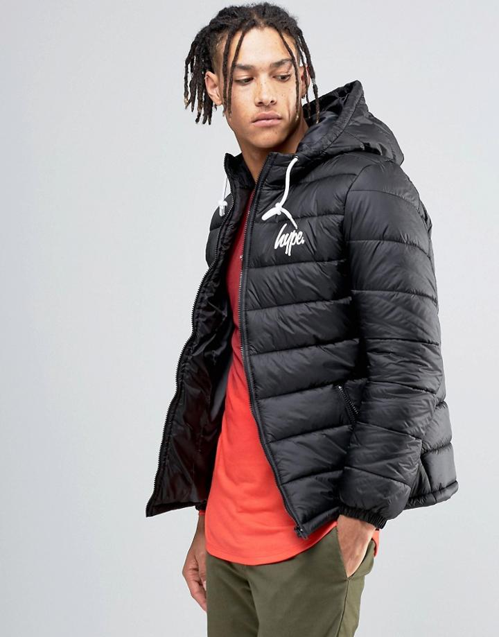 Hype Padded Jacket - Black