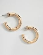 Weekday Thick Hoop Earring - Gold