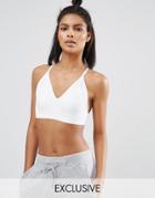 Nocozo Contrast Stappy Back Crop Top - Orange