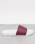 Reiss Ashley Pool Slides In Red