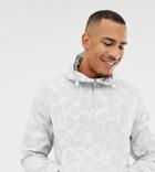 Asos Design Tall Windbreaker In Leopard Print - Multi
