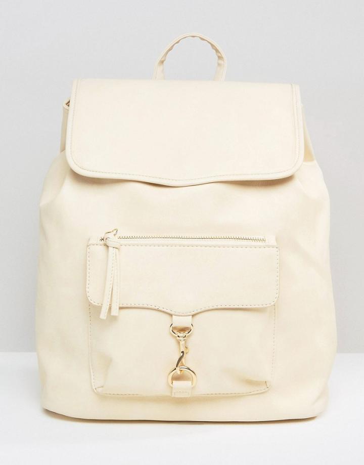 Yoki Fashion Backpack Bag - White