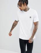 Adidas Originals T-shirt With Logo Embroidery White - White