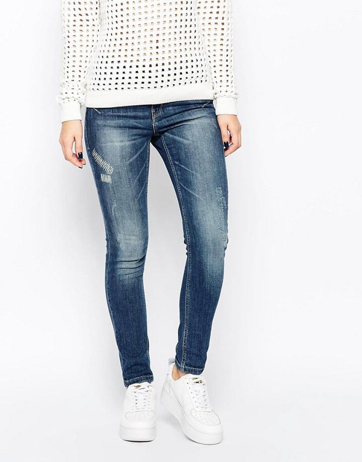 Blend She Blade Skinny Jeans - Blue