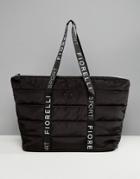 Fiorelli Sport Puffer Padded Carryall Bag In Black - Black