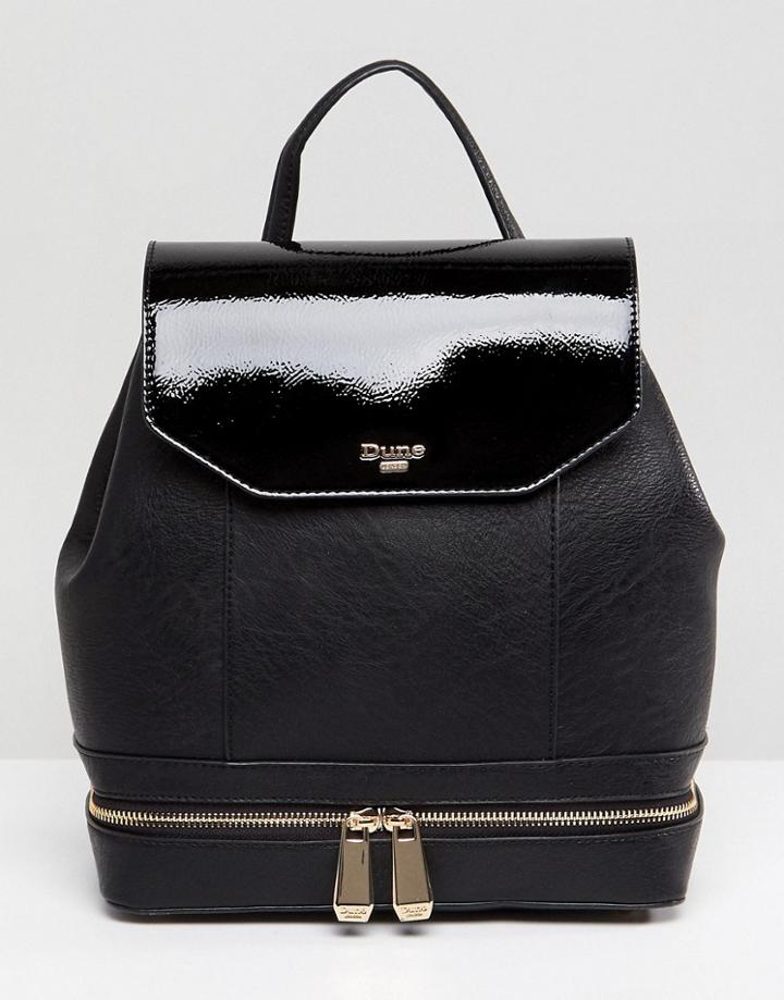 Dune Minimal Backpack In Black - Black