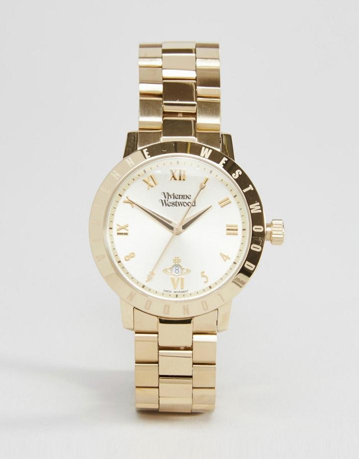 Vivienne Westwood Bloomsbury Gold Watch Vv152gdgd - Gold