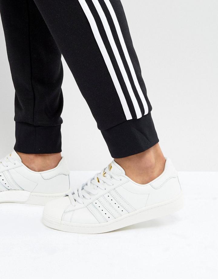 Adidas Originals Superstar Sneakers In White - White