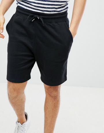Next Jersey Shorts In Black - Black