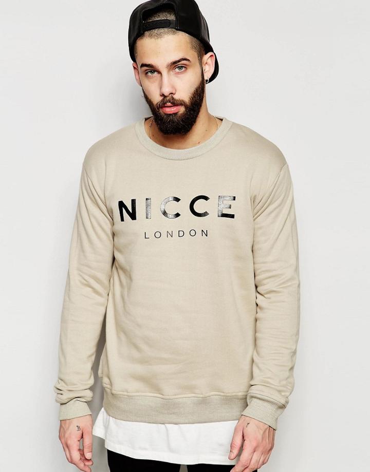 Nicce London Sweatshirt - Beige