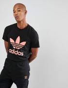 Adidas Originals X Pharrell Williams Hu Hiking Trefoil Logo T-shirt In Black Cy7874 - Black