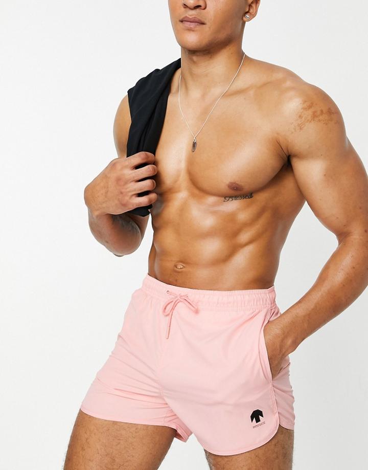 Bershka Swim Shorts In Pink