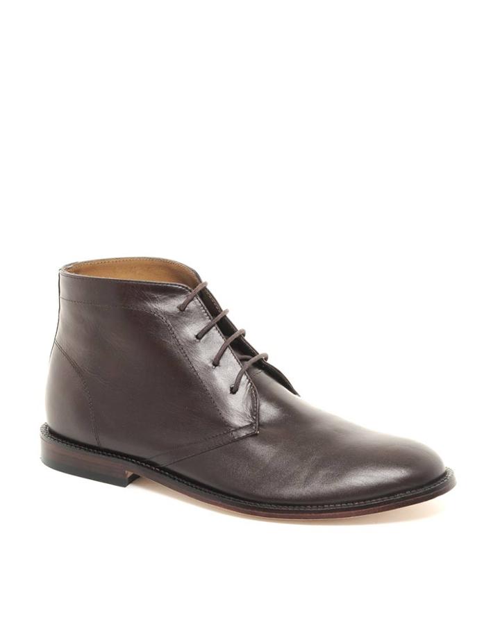 Asos Chukka Boots With Leather Sole