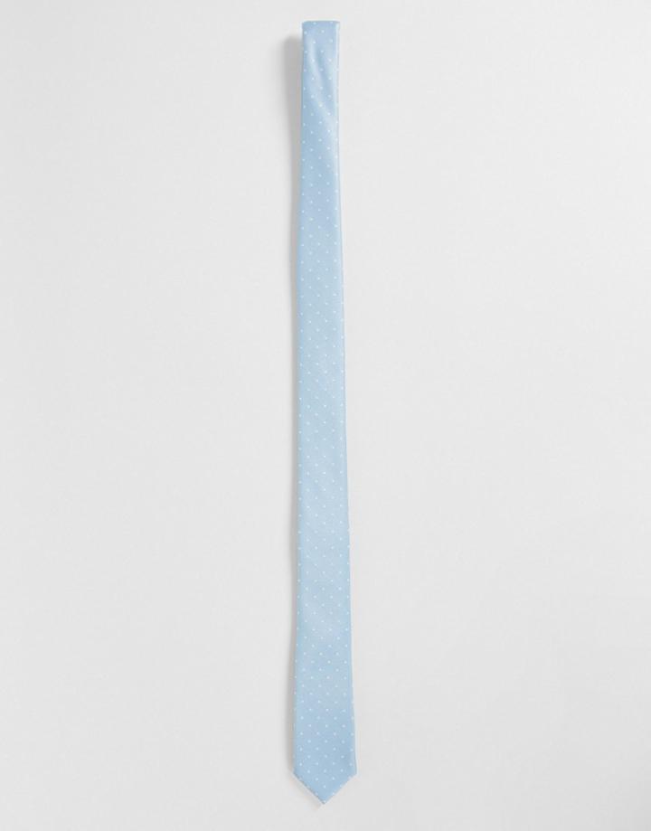 French Connection Dotted Tie-blues