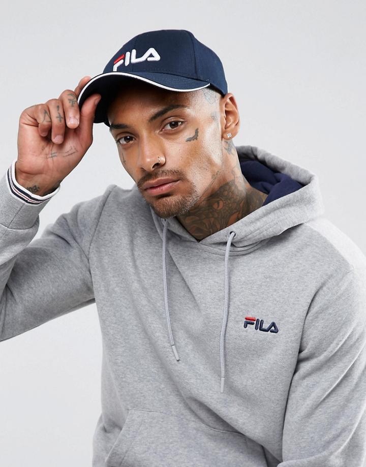 Fila Cap In Navy - Navy
