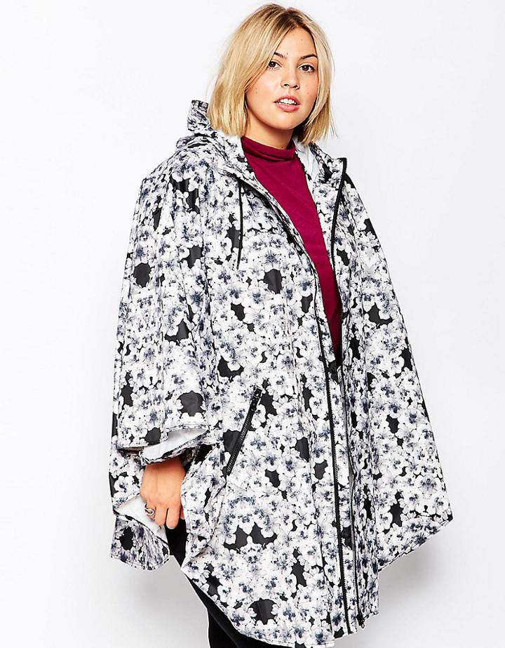 Junarose Printed Festival Rain Trench - Multi