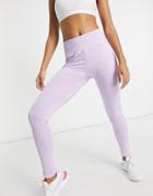 I Saw It First Basic Active Leggings In Lilac-purple