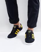 Adidas Originals Hamburg Sneakers In Black By9756 - Black