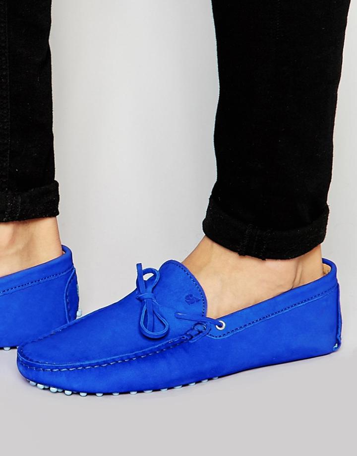 Bobbies Le Magnifique Suede Driving Shoe - Blue