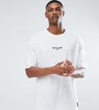 Sixth June Tall T-shirt In White With Small Logo - White