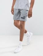 Puma Ess No.1 Sweat Shorts In Gray 83826103 - Gray