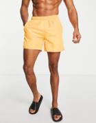 Adidas Swimming Shorts With Badge Of Sport Logo In Yellow