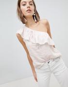 Vero Moda Off The Shoulder Striped Top - Multi