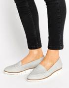Miss Kg Nicole White Sole Loafer - Gray