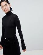 Only Darling Lightweight Turtleneck Sweater - Black