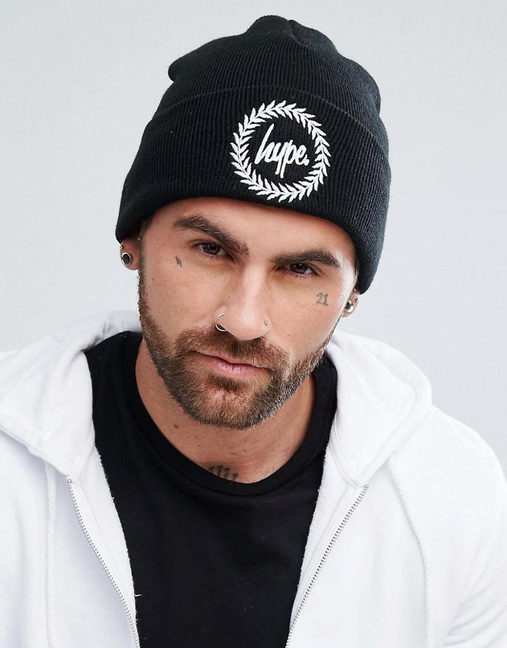 Hype Beanie In Black - Black