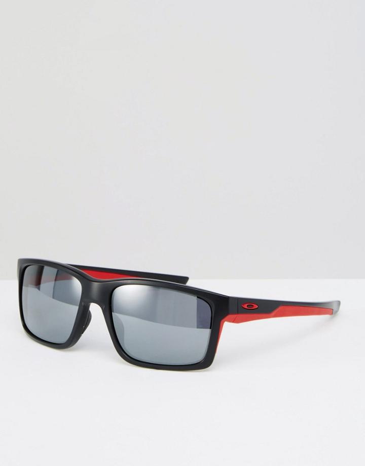 Oakley Square Mainlink Sunglasses With Flash Lens - Black