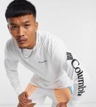 Columbia North Cascades Long Sleeve T-shirt In White - Exclusive To Asos