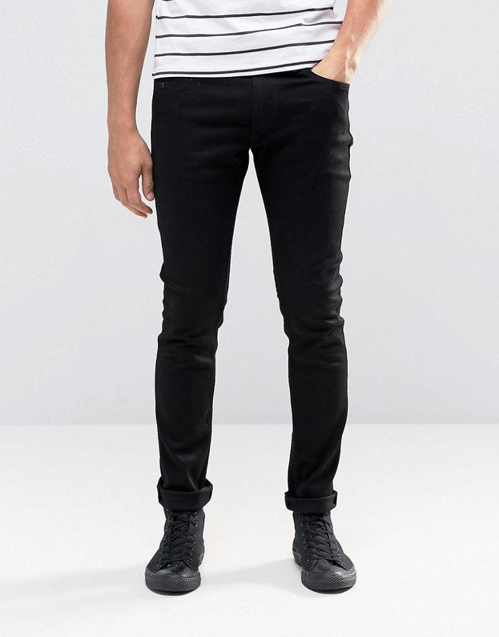 Replay Jondrill Skinny Jeans Stretch Clean Black - Rinse Black