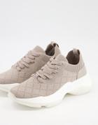 Steve Madden Myles Chunky Sneakers In Taupe-neutral