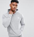 Good For Nothing Hoodie In Gray With Chest Logo