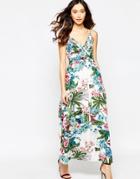 Iska Tropical Print Maxi Dress - Multi