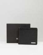 Boss By Hugo Boss Signature Leather Wallet - Black