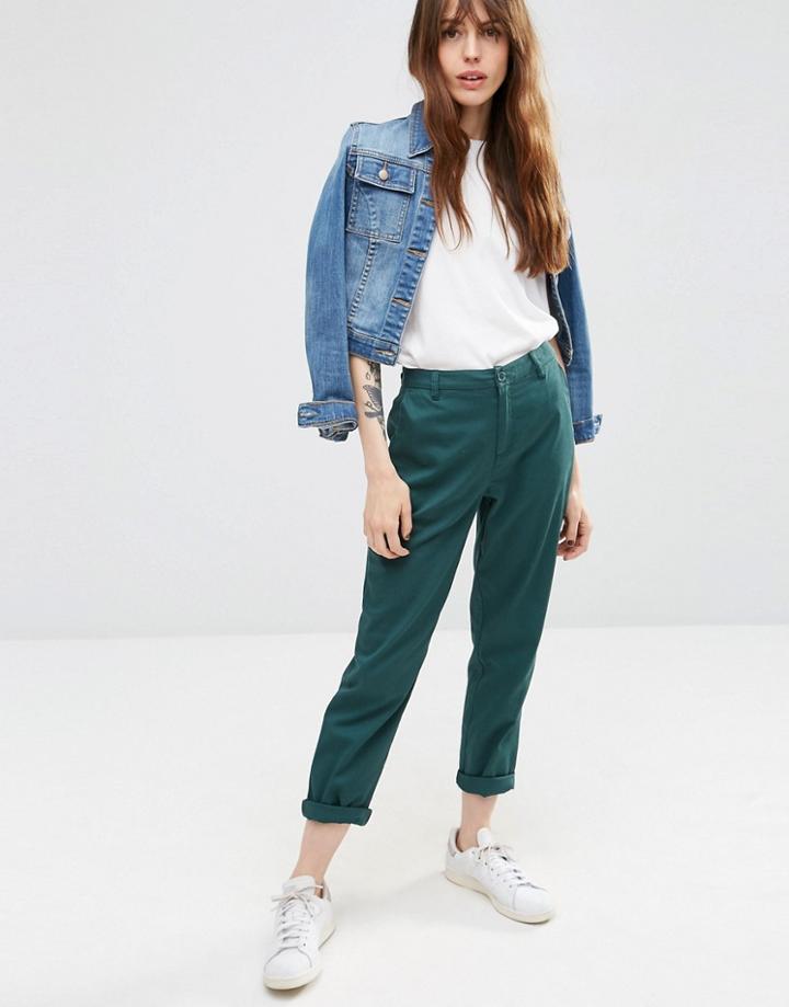 Asos Chino Pants - Teal Green