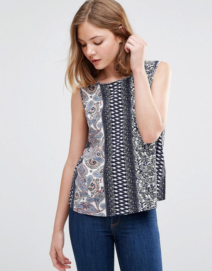 Jdy Floral Sleeveless Top - Multi