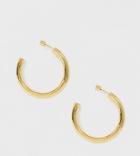 Astrid & Miyu 18k Gold Plated Large Hoop Earrings - Gold