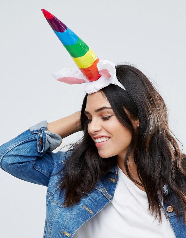 Npw Inflatable Unicorn Headband - Multi