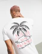 Vans Heatwave Paradise T-shirt In White
