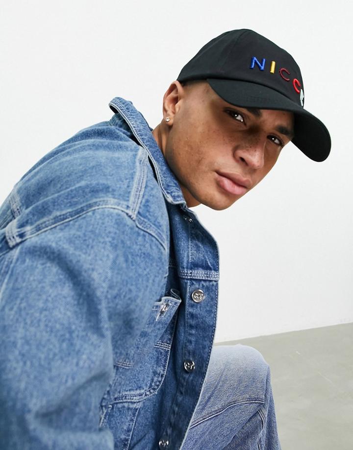 Nicce Dallas Logo Cap In Black