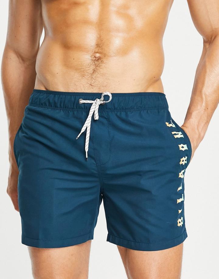 Billabong All Day Heritage Swim Board Shorts In Navy