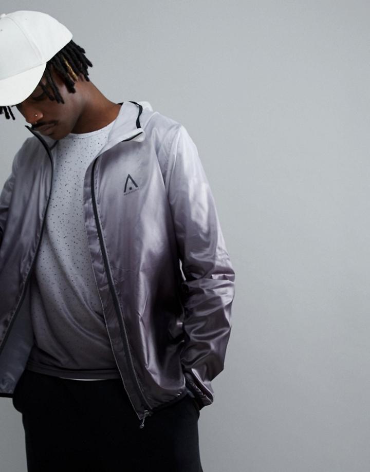 Wear Color Vent Lightweight Jacket In Black Fade - Black