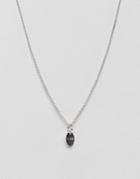 Icon Brand Silver Pendent Necklace - Silver