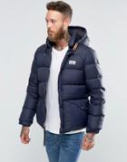 Penfield Bowerbridge Down Quilted Jacket Detatchable Hood - Navy