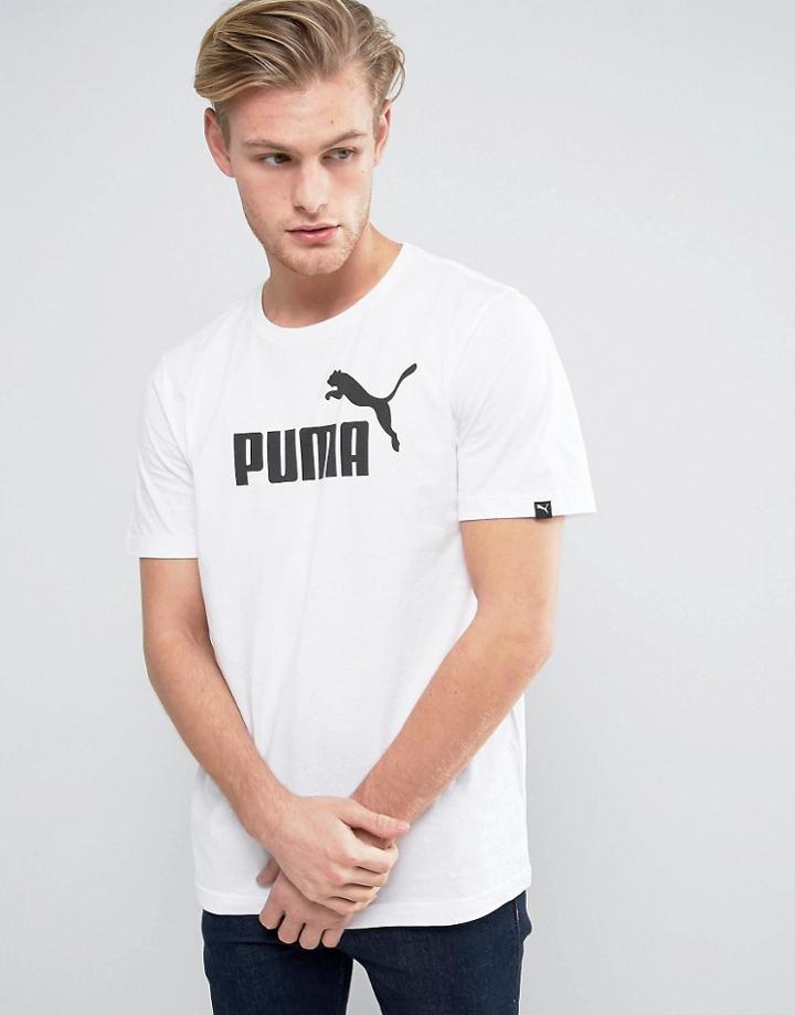 Puma No.1 Logo T-shirt In White 83185402 - White