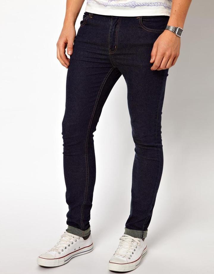Cheap Monday Jeans Tight Skinny Fit In Very Stretch One Wash